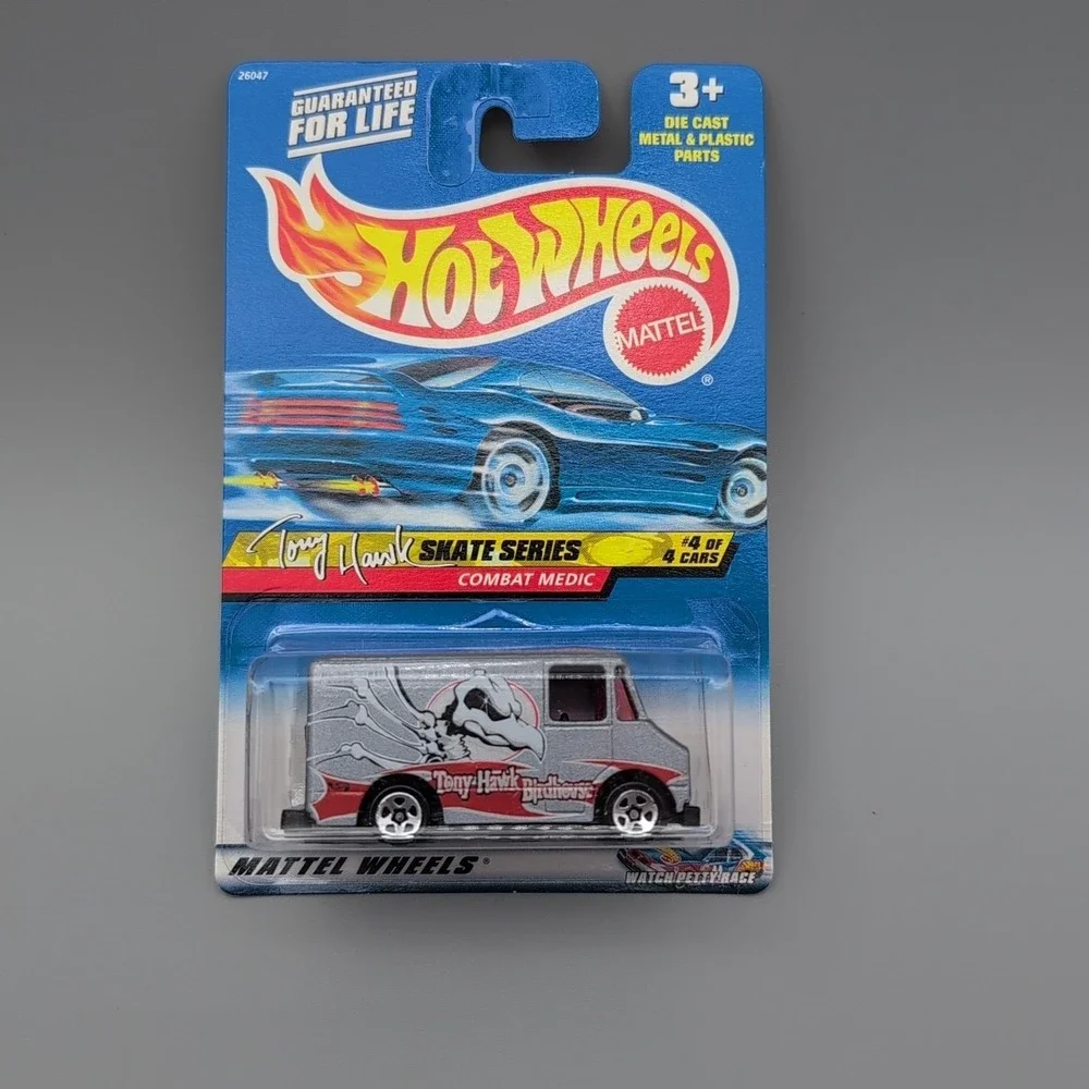 HOT WHEELS TONY HAWK SKATE SERIES!! COMPLETE‎ SET OF ALL 4 DIE-CAST